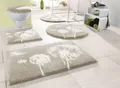 Produktbild: Grund Badematte Pusteblume, Badvorleger, Badezimmer Teppich, sehr weich, Höhe 20 mm, rutschhemmend beschichtet, fußbodenheizungsgeeignet, schnell trocknend, Polyacryl, rechteckig, weiche Haptik, auch als 2-teiliges Set erhältlich, Made in Europe