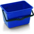 Produktbild: NÖLLE PROFI BRUSH Bürsten- und Pinseltechnik e.K. Farbeimer, 14 Liter, Kunststoff, Maßeinteilung & Abstreifrillen, Farbe: blau 00737214
