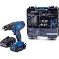 Produktbild: Scheppach mobile Werkstatt C-DTB74/1-X | 50 Nm | LED | Gürtelclip | 20V IXES | inkl. Akku-Bohrschrauber, Akku, Ladegerät und 74-teiligem Zubehörset
