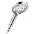 Produktbild: hansgrohe Raindance Select S - Duschkopf, Handbrause mit 3 Strahlarten (inkl. PowderRain), runde Duschbrause (⌀ 120 mm), Brausekopf mit Antikalk-Funktion, Chrom