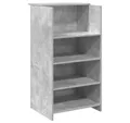 Produktbild: vidaXL Schreibtisch Empfangstheke Betongrau 55x50x103,5 cm Holzwerkstoff