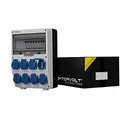 Produktbild: Stromverteiler IP54 TD-S 8x230V Mennekes Dosen Wandverteiler Baustromverteiler Steckdosenverteiler Doktorvolt 2329