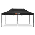 Produktbild: Rennzelt 3x6m faltbar Tourtecs Faltpavillon für die Rennstrecke MOTEA schwarz