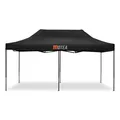 Produktbild: Rennzelt 3x6m faltbar / Faltpavillon Tourtecs für die Rennstrecke MOTEA schwarz