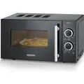 Produktbild: Severin MW 9274 Kombi-Mikrowelle schwarz 700W Mikrowelle - Schwarz