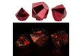Produktbild: Online-Fuchs LED Dekoobjekt Stimmungslicht - 3 Diamanten aus Glas mit LED-Lichterkette & Timer, Dauerleuchten oder sichter Funkeleffekt, warmweiße LED-Beleuchtung, inklusive praktischer 6-Stunden Timerfunktion