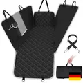 Produktbild: Sichtfenster Hundedecke | Kratzfeste Rückbank Schutz | 146x136 cm