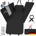 Produktbild: pecute Hundedecke Auto Rückbank 136 * 146 cm, Rücksitz mit Seitenschutz &