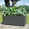 Produktbild: Pflanzkasten mit Wasserspeicher Rollen Ökologisch nachhaltig Blumenkasten 100 cm