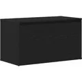 Produktbild: vidaXL Flurbank Schwarz Eichen-Optik 80 x 40 x 45 cm Holzwerkstoff 862701