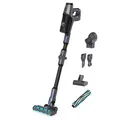 Produktbild: Rowenta kabelloser Akku-Stabstaubsauger X-Pert 3.60, beutelloser Staubsauger, 3-in-1-Saugkraft, Reinigung vom Boden bis zur Decke, 45 Min. Laufzeit, Saugkopf mit LED-Leuchten, Grau-Blau, RH6971WO
