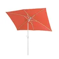 Produktbild: Mendler Sonnenschirm N23, Gartenschirm, 2x3m rechteckig neigbar, Polyester/Alu 4,5kg UV-Schutz 50+ - terracotta