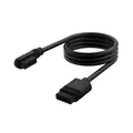 Produktbild: Corsair iCUE LINK Slim Kabel - 600mm Gerade/Schlank 90° - Schwarz