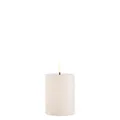 Produktbild: UYUNI Lighting LED Pillar Rustikale Kerze 7,8 x 10cm - Vanille - Flammenlos