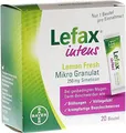 Produktbild: LEFAX intens Lemon Fresh Mikro Granul.250 mg Sim. 20 St