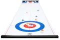 Produktbild: Engelhart - 2 in 1 Curling and Shuffleboard Table-Top Game - 180cm, Compact Curling Spiel und Reversible Paletten - 340500