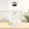 Produktbild: Haushalt International Wasserkaraffe Wasserkaraffe aus Glas, 1 Liter mit praktischem Ausgießer, (1-tlg)