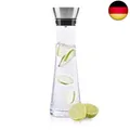 Produktbild: HI Wasserkaraffe Glas (1 Liter) - Glaskaraffe mit Deckel und Ausgießer,