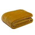 Produktbild: Gözze - Premium Cashmere-Feeling Wohn- und Kuscheldecke, 500 g/m², 220 x 240 cm - Senf