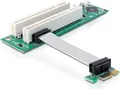 Produktbild: Delock Riser card PCI Express x1 > 2x PCI 32Bit 5 V with flexible cable 9 cm left insertion