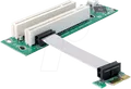 Produktbild: DELOCK 41341 - Riser Karte PCIe > 2 x PCI, 9 cm, linksgerichtet