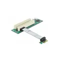 Produktbild: 41341 - Riser-Karte PCI-Express - x1 > 2x PCI, mit flexiblem...
