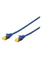 Produktbild: DIGITUS Professional patch cable - 25 cm - blue - Blau - 0.25 meter