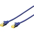 Produktbild: Digitus - DK-1644-A-0025/B RJ45 Netzwerkkabel, Patchkabel cat 6a s/ftp 0.25 m Blau Halogenfrei, verdri
