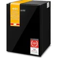 Produktbild: TZS First Austria - Mini Kühlschrank 40L lautlos & - Kleiner Minikühlschrank wechselbarer Türanschlag & Innenbeleuchtung - Minibar für Camping,...