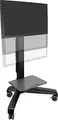 Produktbild: Ergotron Neo-Flex Mobile MediaCenter LD - Wagen - Konstante Krafttechnologie - für LCD-Display - Aluminium, Stahl, ABS-Kunststoff, Zinklegierung, Verbundkunststoff - Schwarz - Bildschirmgröße: 68.6-152.4 cm (27