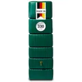 Produktbild: 4rain Slim Regentonne 330 Liter Dunkelgrün – Platzsparender Wandtank für Regenwasser - Wassertank mit Auslaufhahn-Anschluss - Frostsichere Regenwassertonne/Wasserfass für Garten