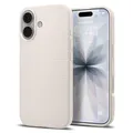 Produktbild: Spigen iPhone 17 Hülle [rutschfest] [DURCHDACHTE Details] Liquid Air Case Slim TPU mit Truss-Design, Militärgeprüfter Schutz, Sound Tunnel Technologie Handyhülle –Natural Titanium
