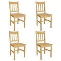 Produktbild: vidaXL Esszimmerstühle 4 Stk. Kiefernholz