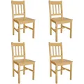 Produktbild: Esszimmerstühle 4 Stk. Kiefernholz - Vidaxl