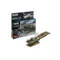 Produktbild: Revell Panzer-Modell-Set Churchill A.V.R.E., Militär, WW2, 87 Teile, 1:76, 63297