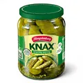 Produktbild: Hengstenberg Gewürzgurken Knax Knackig-Würzige, 720 ml Glas - Perfekte Zutat für Salate, Burger und als Snack