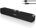 Produktbild: HEANTTV Computer Lautsprecher 2.0 Bar PC Soundbar Hi-Fi Stereo 3,5mm Audiobuchse