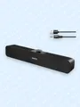 Produktbild: HEANTTV PC Soundbar Lautsprecher USB Computer Speaker 3,5mm Klinke Schwarz