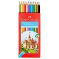 Produktbild: FABER-CASTELL CASTLE Buntstifte farbsortiert, 12 St.