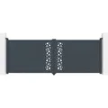Produktbild: Casanoov Flügeltor Sunny 400x140cm & Gartentür Sunny 100x140cm Aluminium Grau
