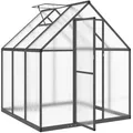 Produktbild: vidaXL Gewächshaus 4005830, 2,86 m² Fläche, 169 x 169 x 195 cm, Polycarbonat, Fundamentrahmen