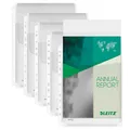 Produktbild: AKTION: 5 LEITZ Prospekthüllen DIN A4 transparent genarbt 0,17 mm mit Prämie...