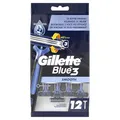 Produktbild: Gillette Blue 3 Smooth Einwegrasierer, 12 Stück