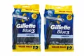 Produktbild: 24x Gillette Blue 3 Smooth Einwegrasierer Nassrasierer Rasierer