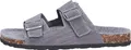 Produktbild: Giesswein Herren Tieffußbett Pantolette MERINO SLIDES grau Größe EUR 41