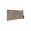 Produktbild: IDMarket - Sichtschutz verdunkelnd 1,8 x 10 m Steinmuster Braun 160 g/m²