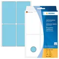 Produktbild: HERMA 2493 Vielzwecketiketten 52x82 mm blau Papier matt Handbeschriftung 128 St.