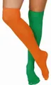 Produktbild: Überkniestrümpfe Pipi, 1 Paar, Größe:S,grün-orange,