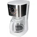 Produktbild: Blaupunkt CMD802WH Kaffeemaschine Weiss, Silber Fassungsvermögen Tassen=14 Glaskanne, Display, Warm (CMD802WH)