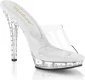 Produktbild: LIP-101SDT Damen Slipper von Fabulicious, Transparent EU 37, US 7
